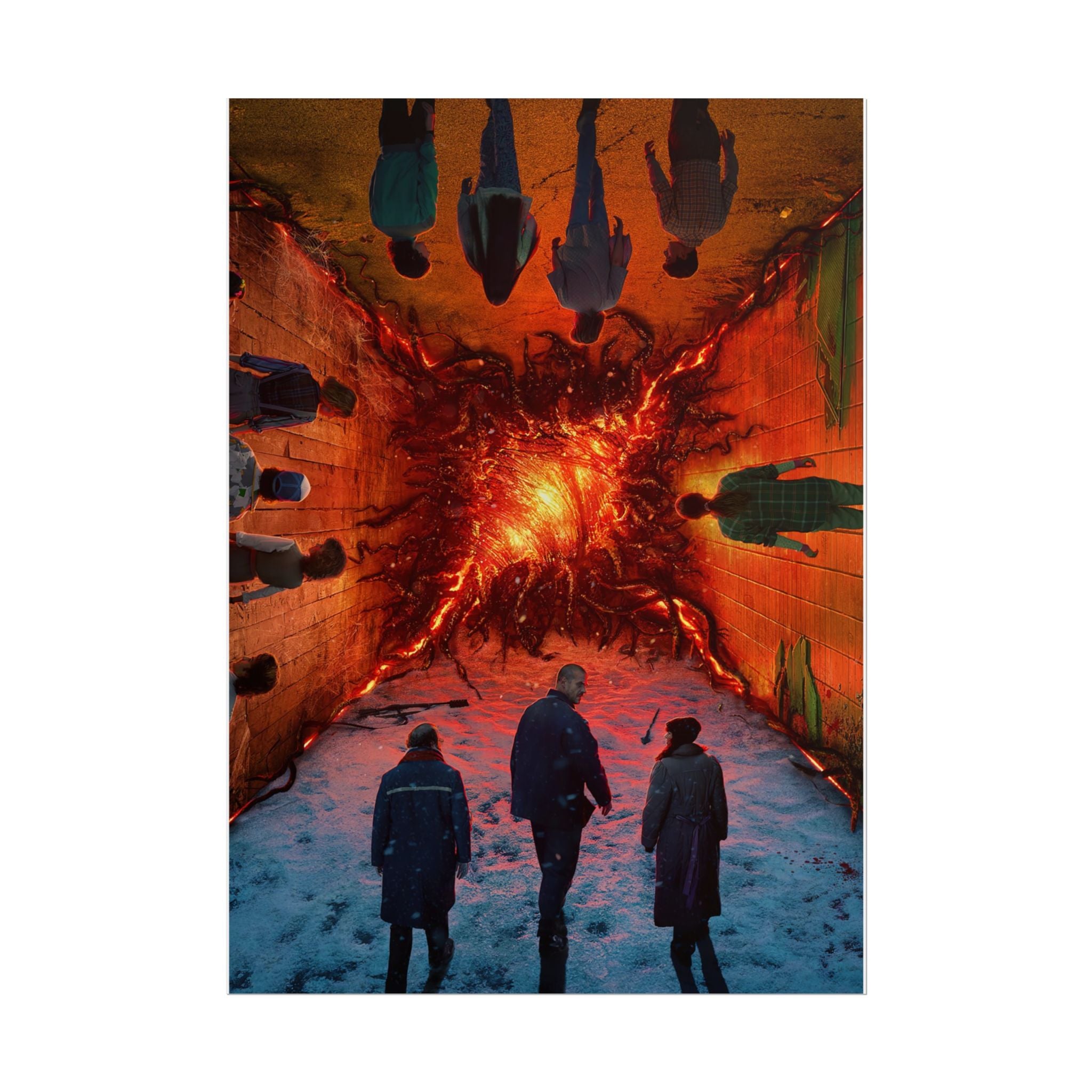 Stranger Things Upside-Down Portal Art Print