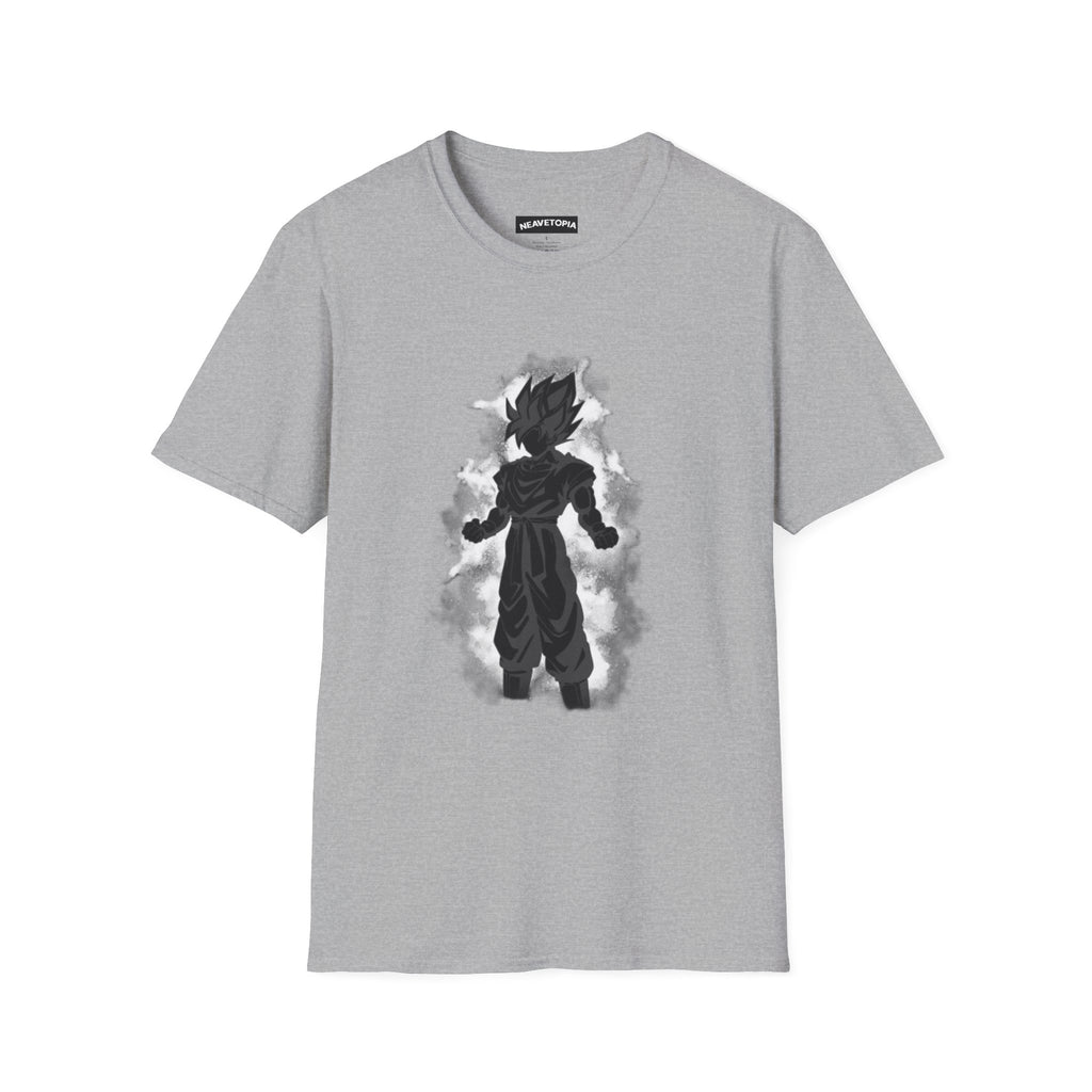 Silhouette Saiyan Power T-Shirt | Anime Aura Dragon Ball Goku