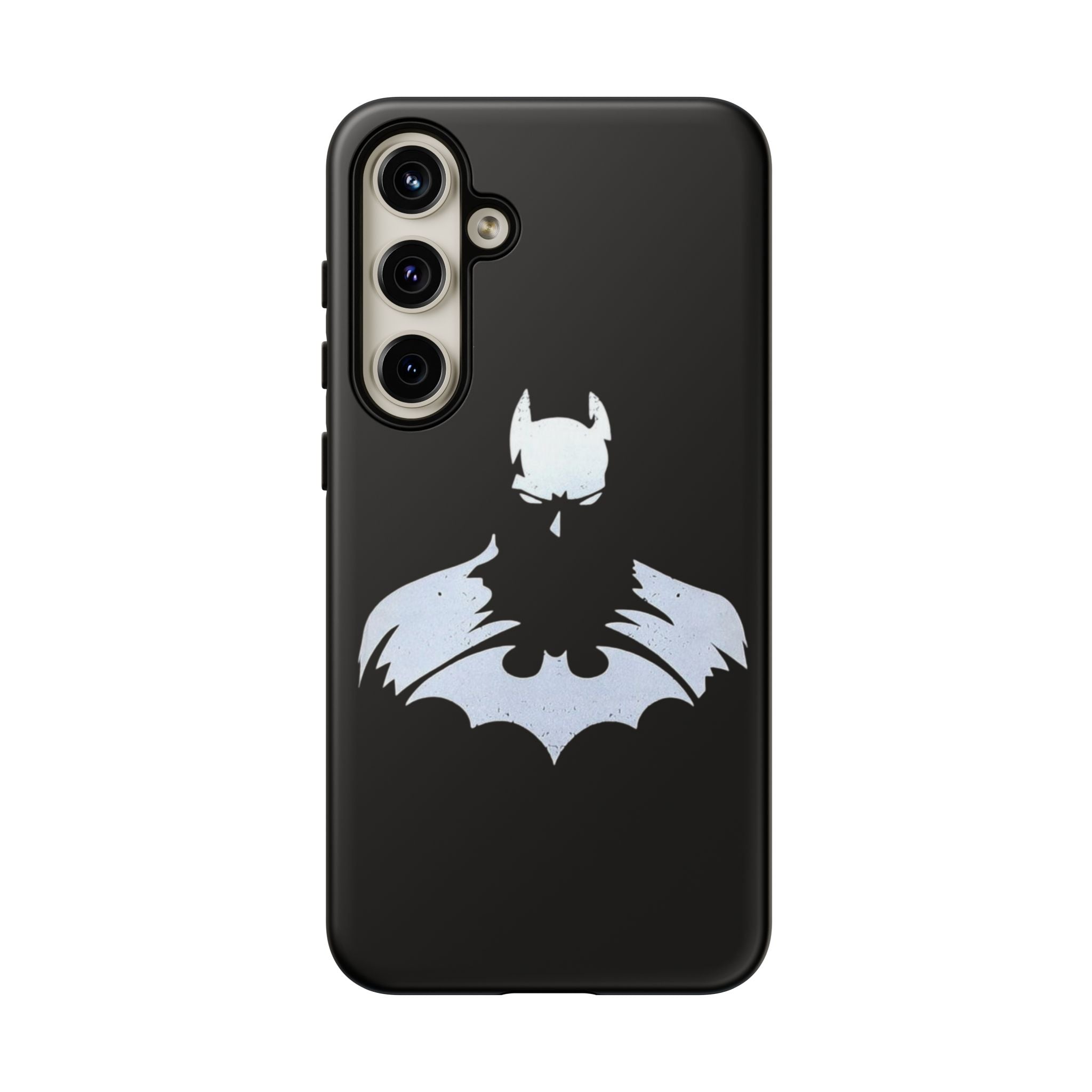Batman Silhouette Tough Phone Case — Dark Knight Black Protective Cover