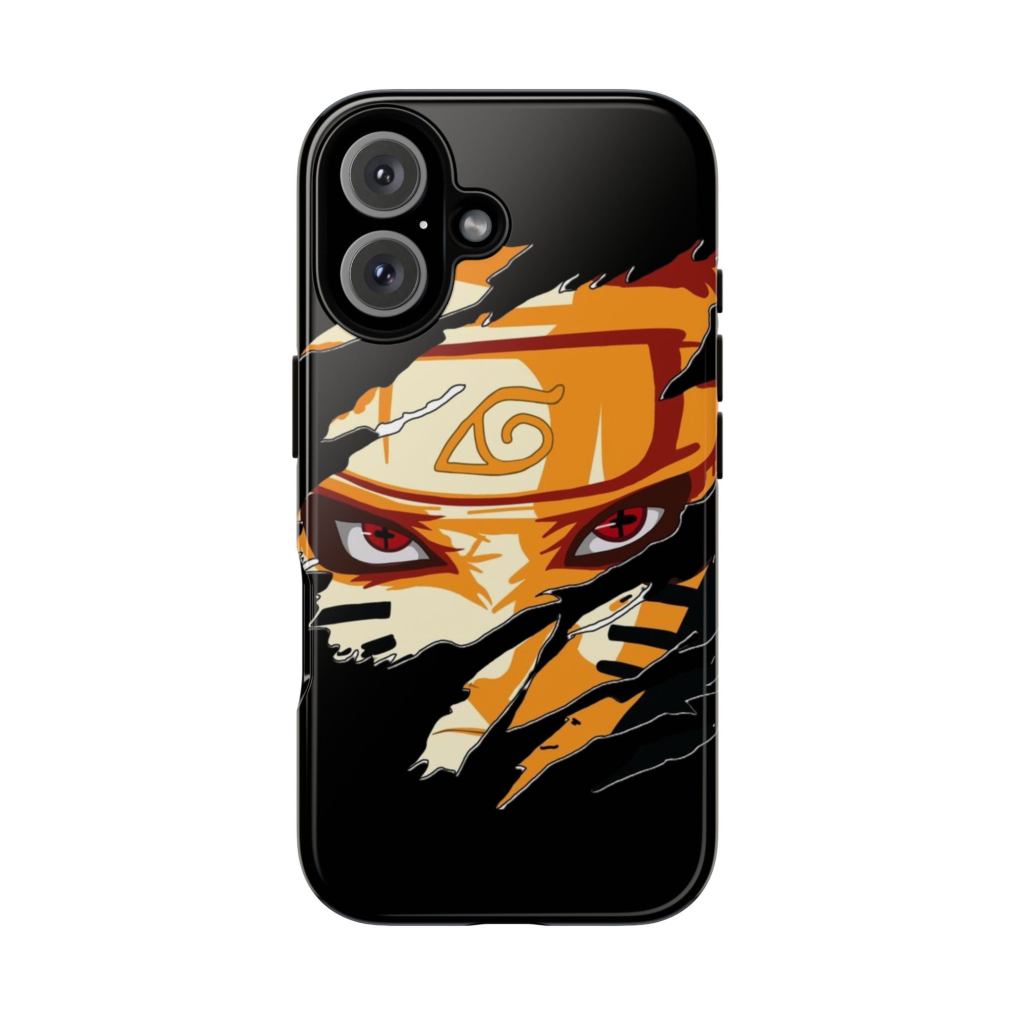 Anime Ninja Phone Case — Intense Shredded Mask Design (Tough Cases)
