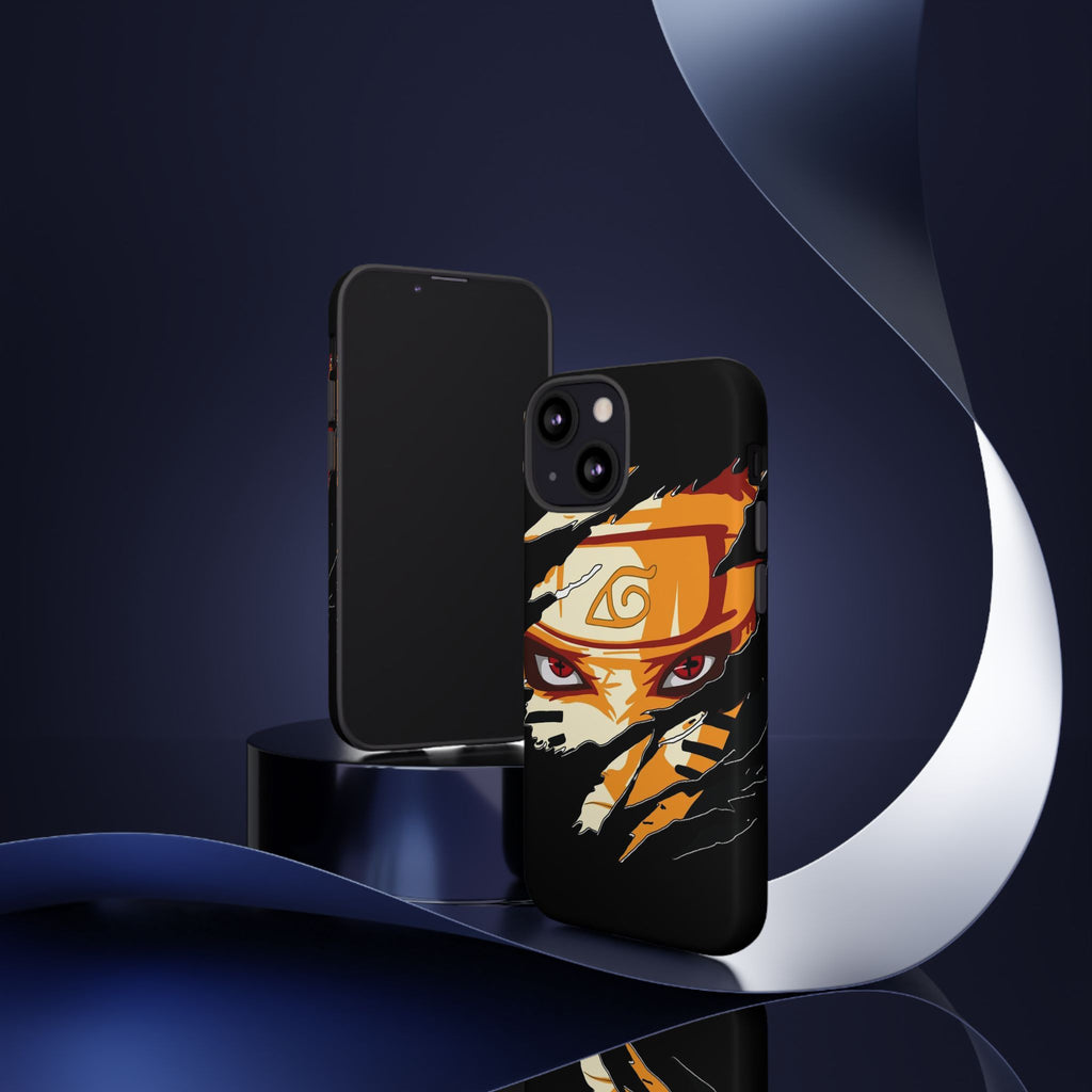 Anime Ninja Phone Case — Intense Shredded Mask Design (Tough Cases)