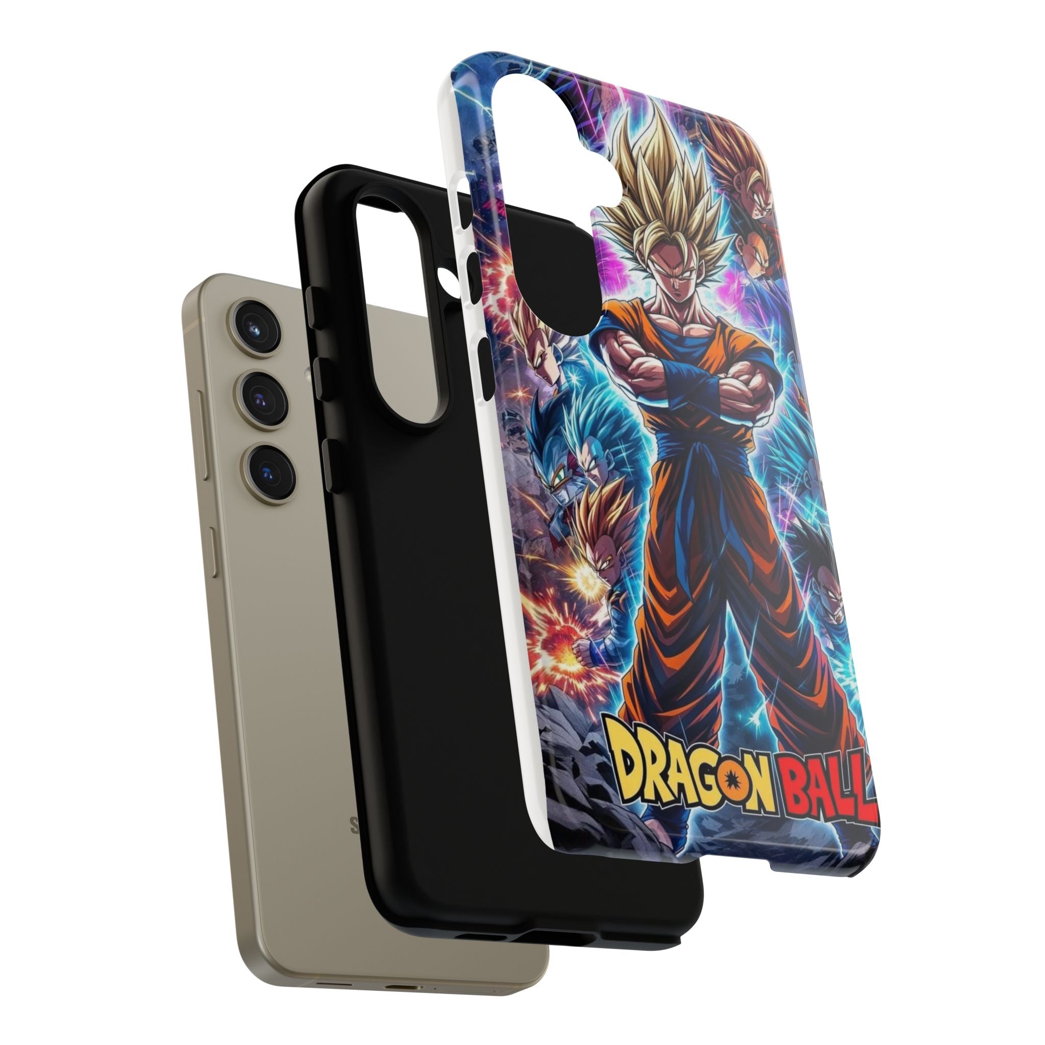 Dragon Ball Super Saiyan Phone Case — Goku Anime Tough Case