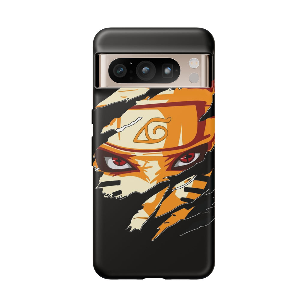 Anime Ninja Phone Case — Intense Shredded Mask Design (Tough Cases)