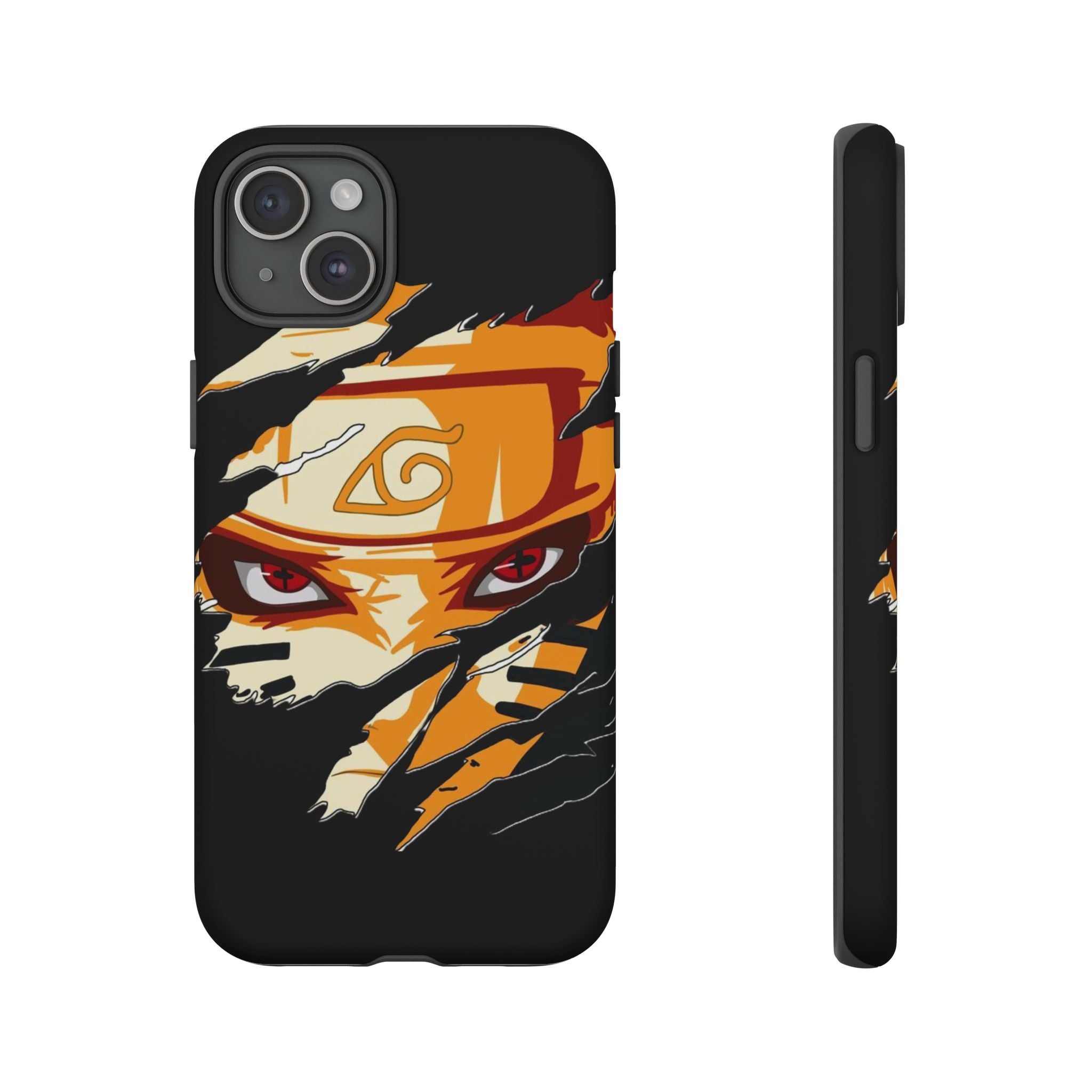 Anime Ninja Phone Case — Intense Shredded Mask Design (Tough Cases)