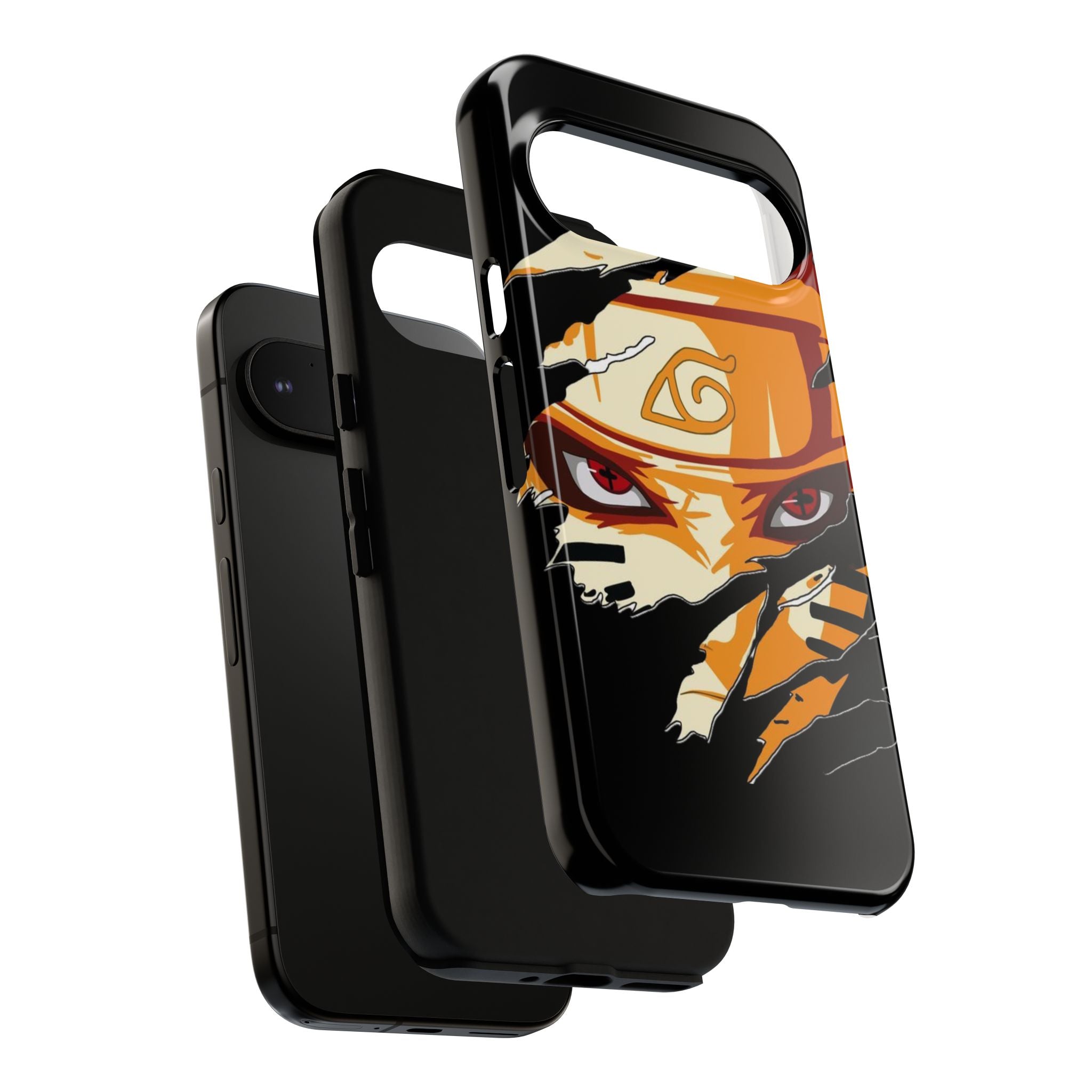 Anime Ninja Phone Case — Intense Shredded Mask Design (Tough Cases)