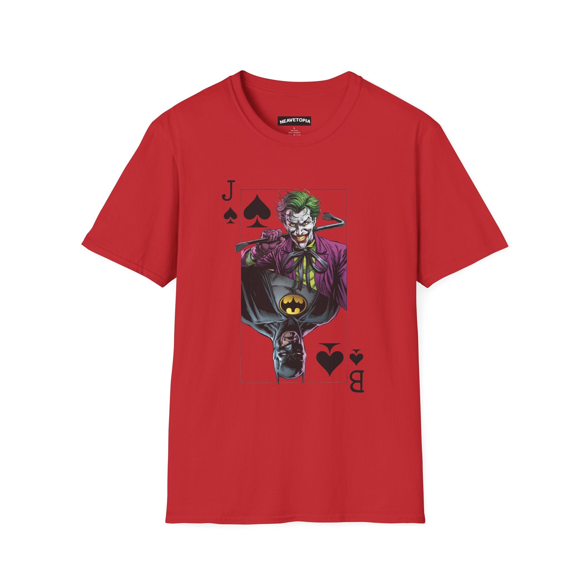 Joker Playing Card T-Shirt — Batman Villain Deck Graphic Tee