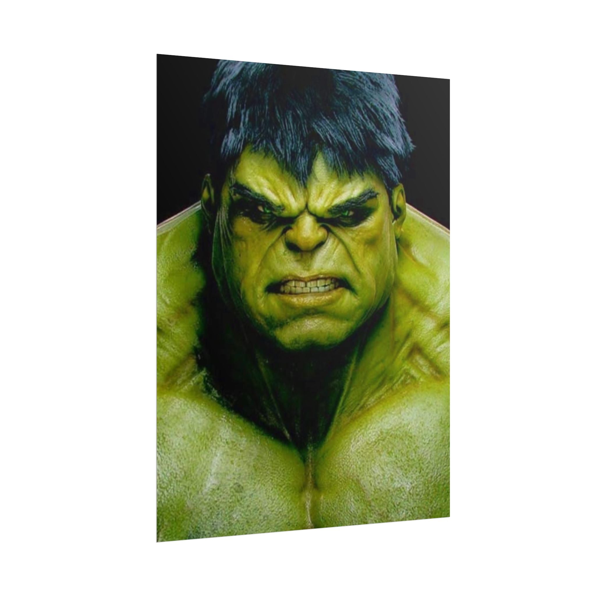 Hulk Lightning Poster — Marvel Vibrant Superhero Wall Art (Rolled Poster)