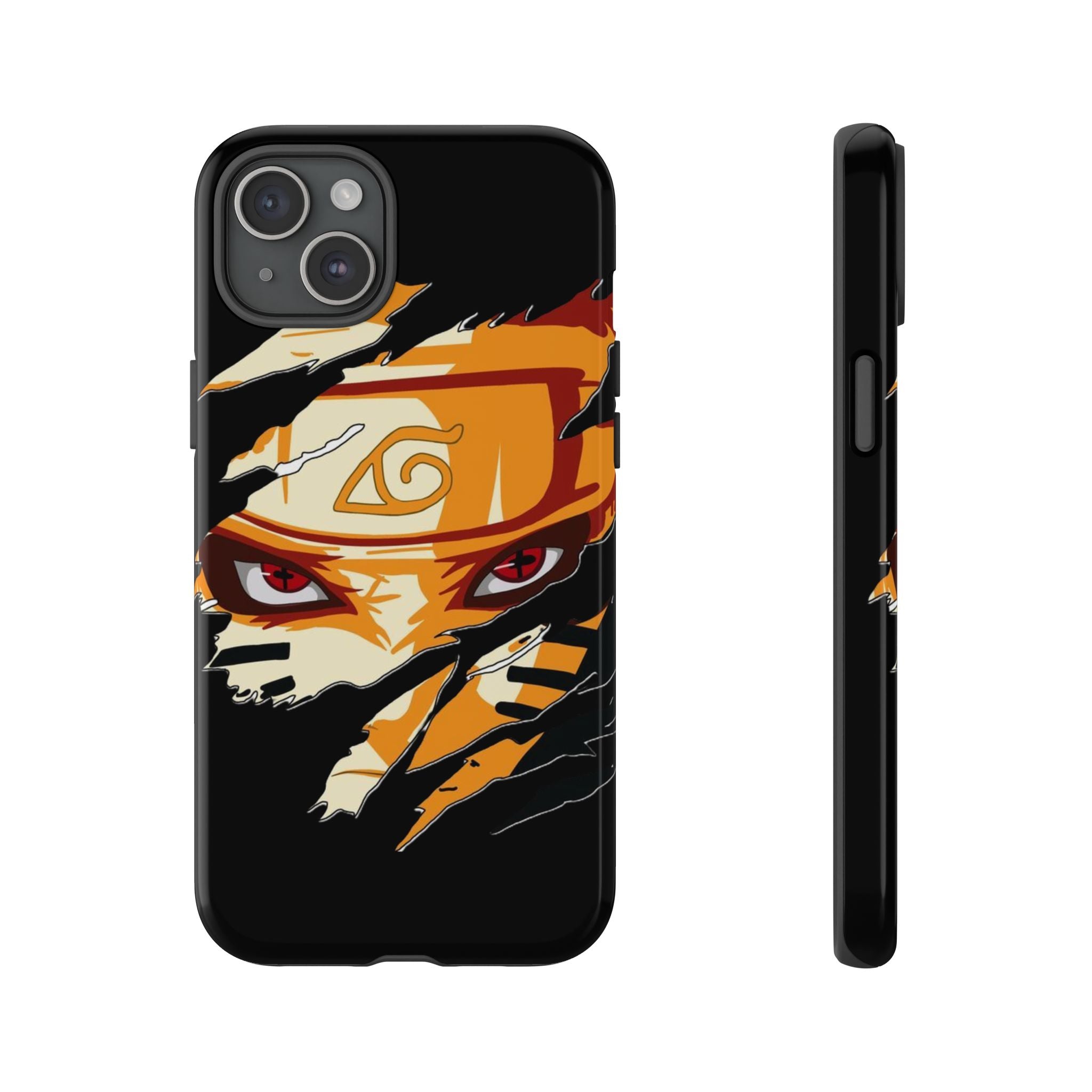 Anime Ninja Phone Case — Intense Shredded Mask Design (Tough Cases)
