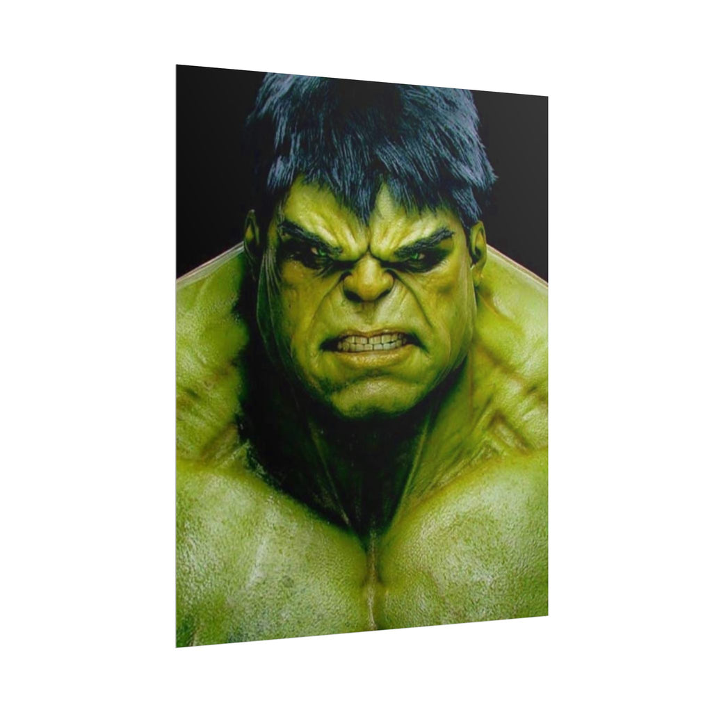 Hulk Lightning Poster — Marvel Vibrant Superhero Wall Art (Rolled Poster)