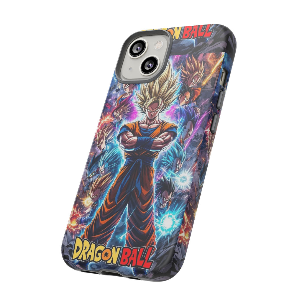 Dragon Ball Super Saiyan Phone Case — Goku Anime Tough Case