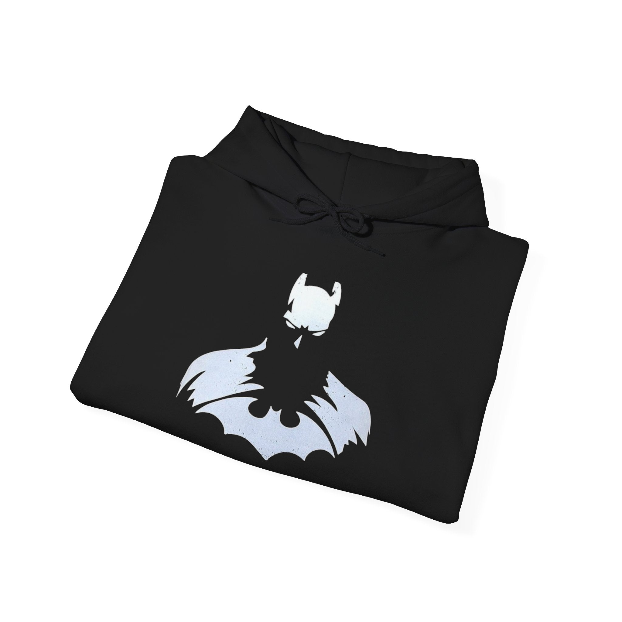 Bat Silhouette Hoodie – Minimal Dark Batman-Inspired Graphic Hoodie