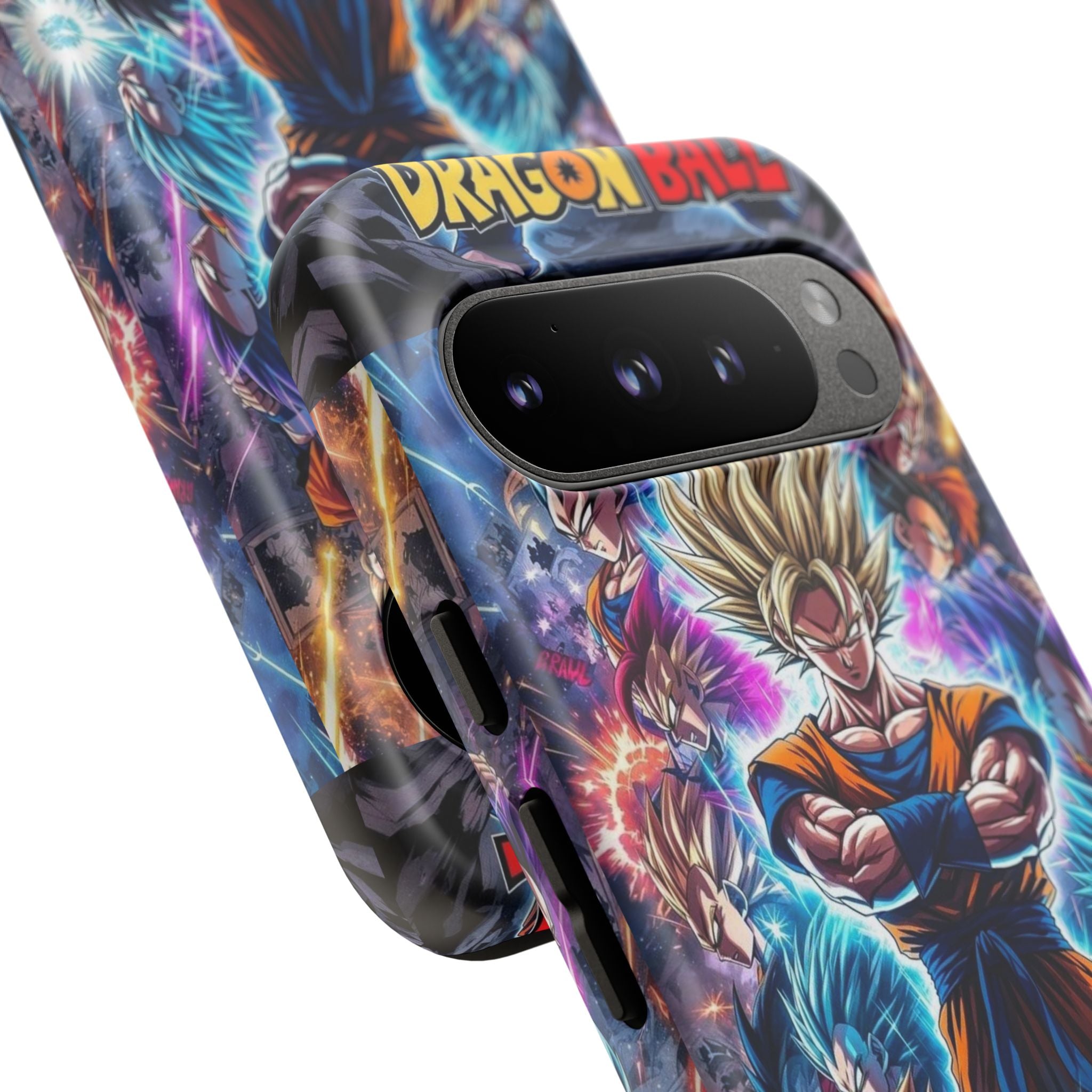 Dragon Ball Super Saiyan Phone Case — Goku Anime Tough Case