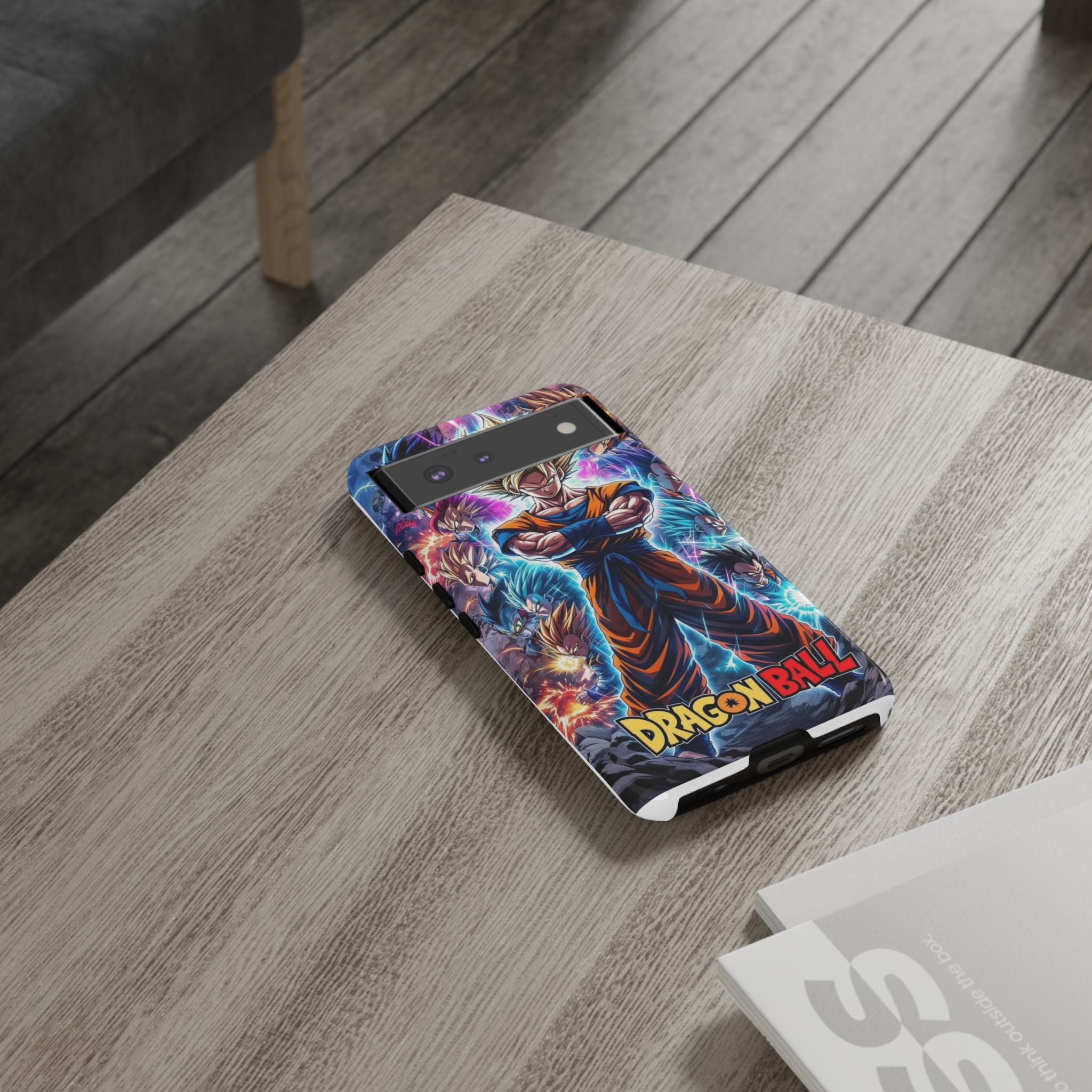 Dragon Ball Super Saiyan Phone Case — Goku Anime Tough Case