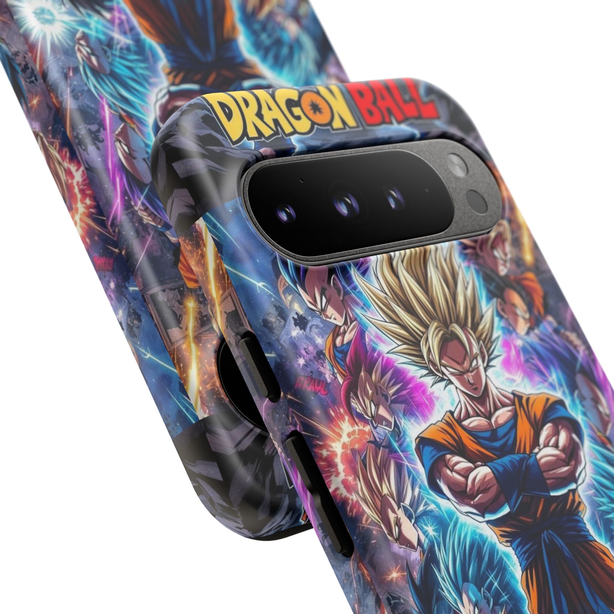 Dragon Ball Super Saiyan Phone Case — Goku Anime Tough Case