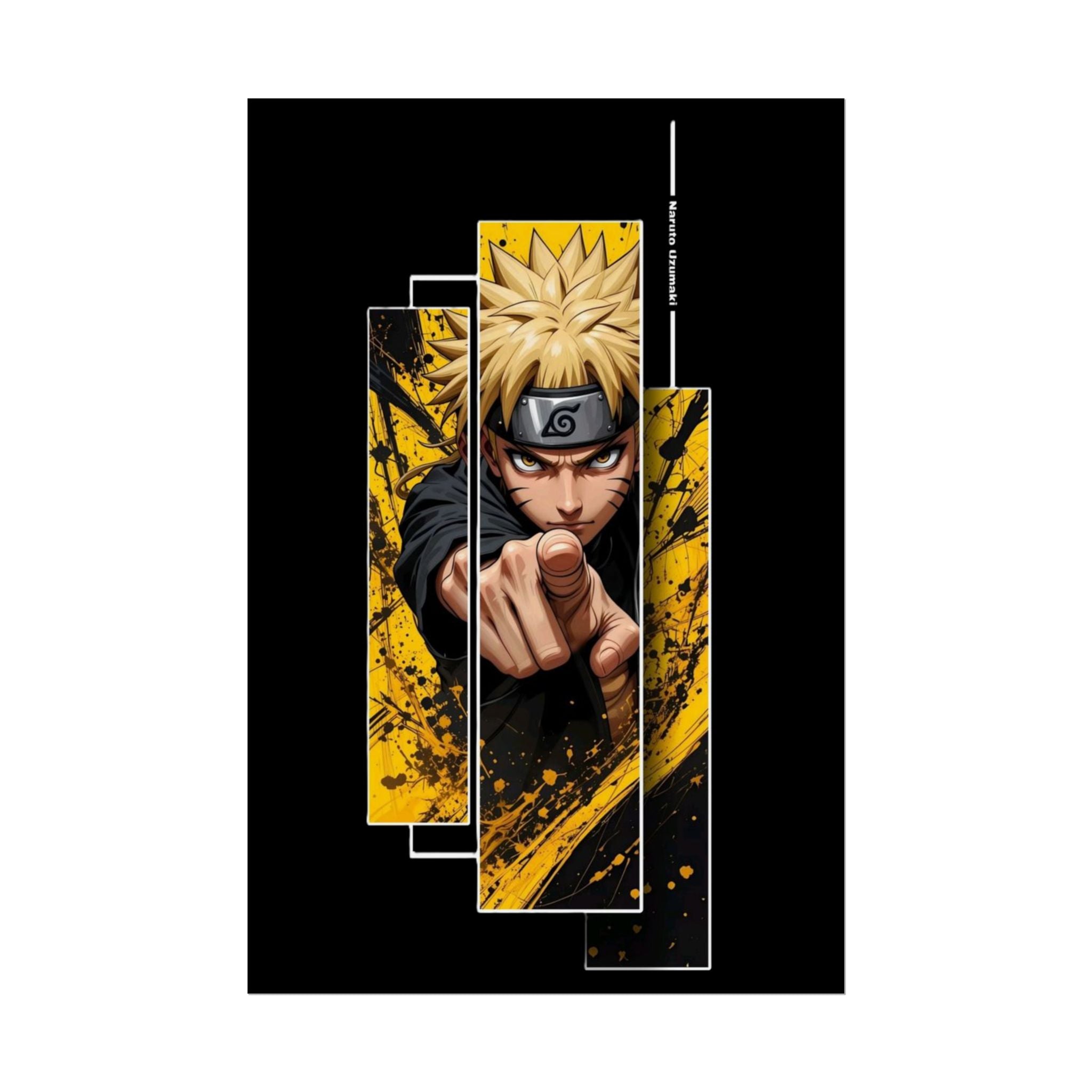 Naruto  Art Poster – Dynamic Anime Wall Print (Rolled Poster)