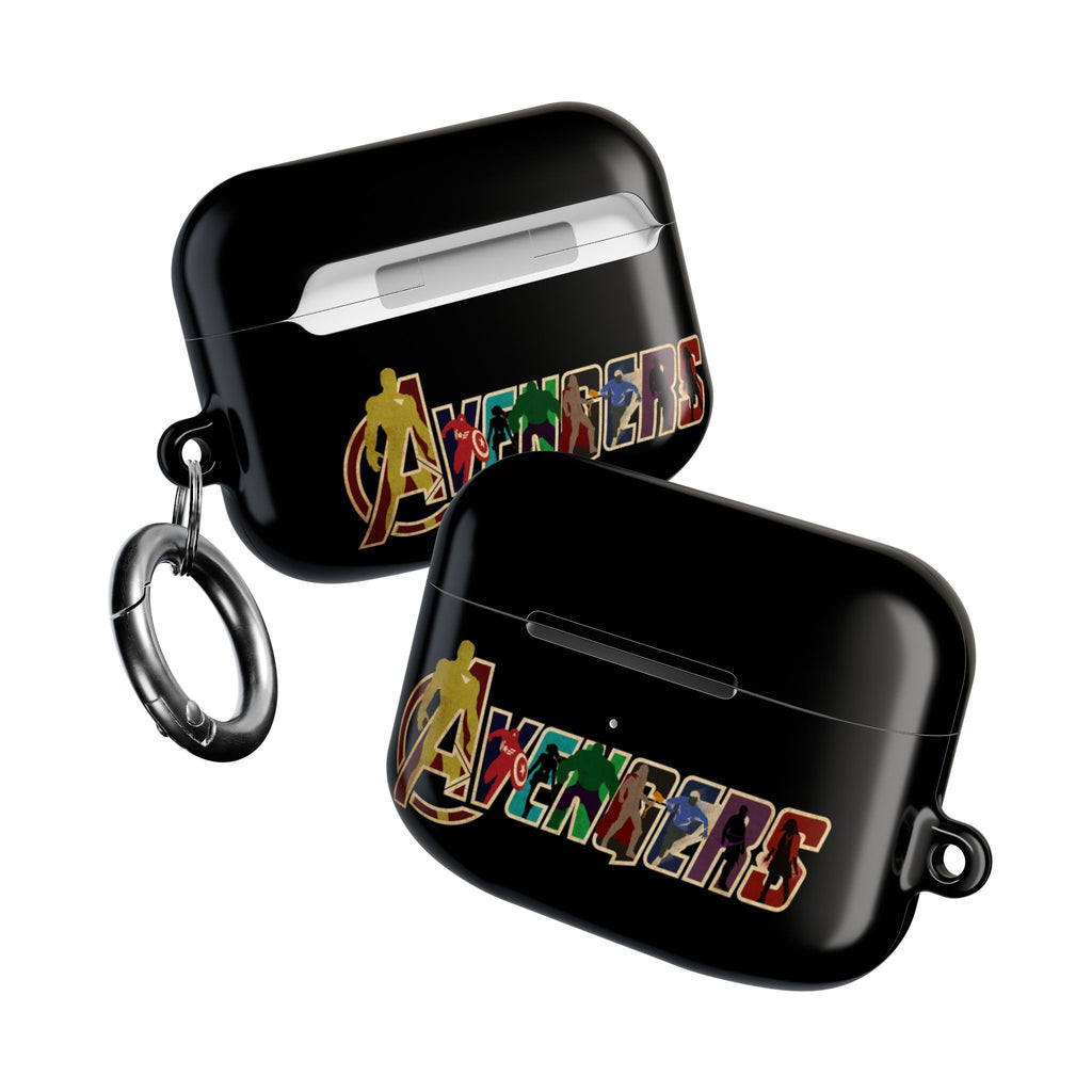 Avengers AirPod Case — Superhero Logo Protective Charging Case