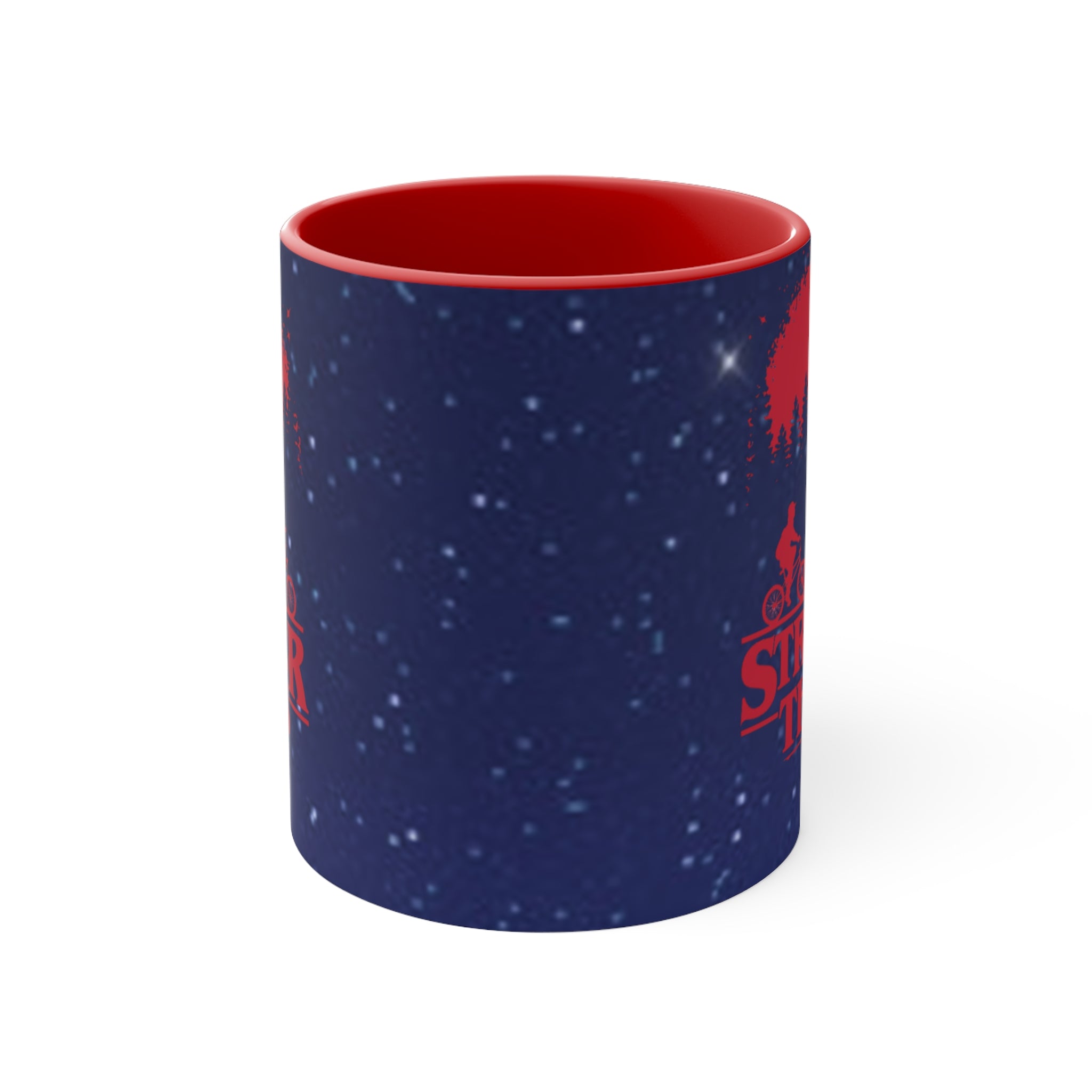 Stranger Things Accent Mug — Retro 80s Sci‑Fi Night Sky Design Demigorgon - Limited Edition