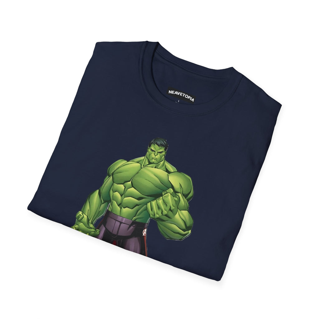 Hulk Avengers Logo T-Shirt — Marvel Hero Collage Graphic Tee