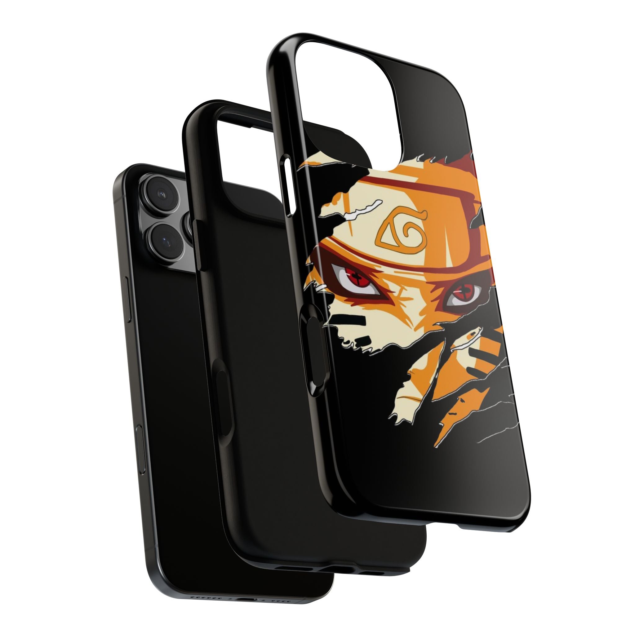 Anime Ninja Phone Case — Intense Shredded Mask Design (Tough Cases)