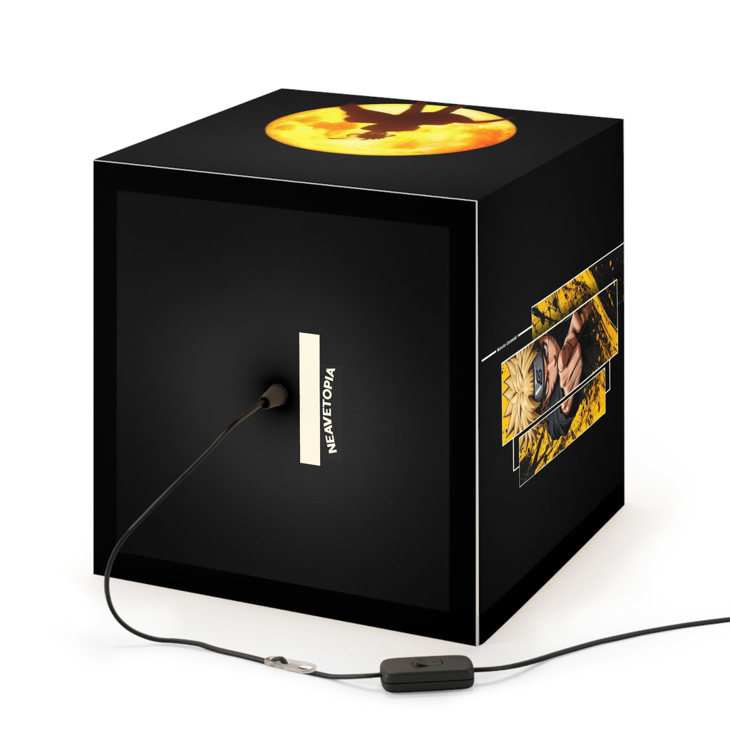 Naruto Light Cube Lamp — Anime Moon Silhouette Nightlight