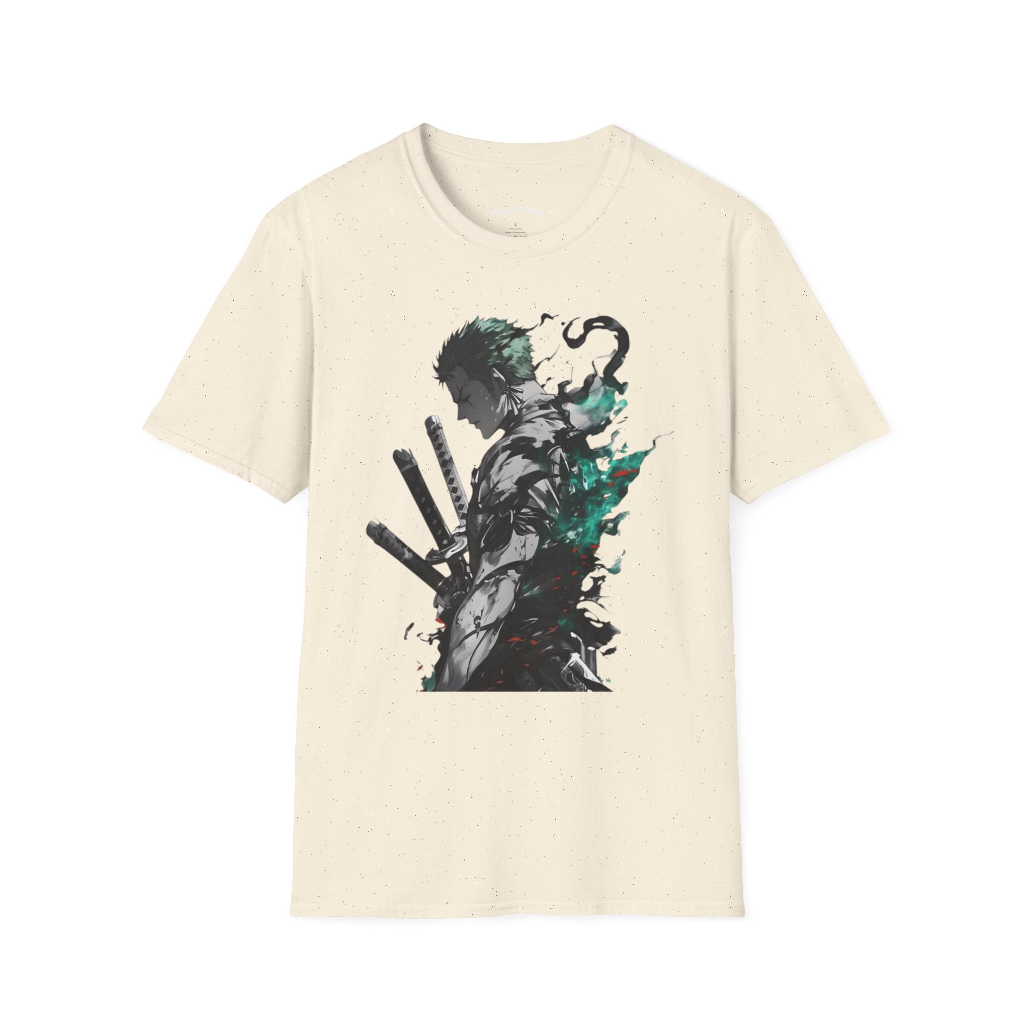 One Piece Zoro  Graffiti Portrait T-Shirt |  Street Art Style
