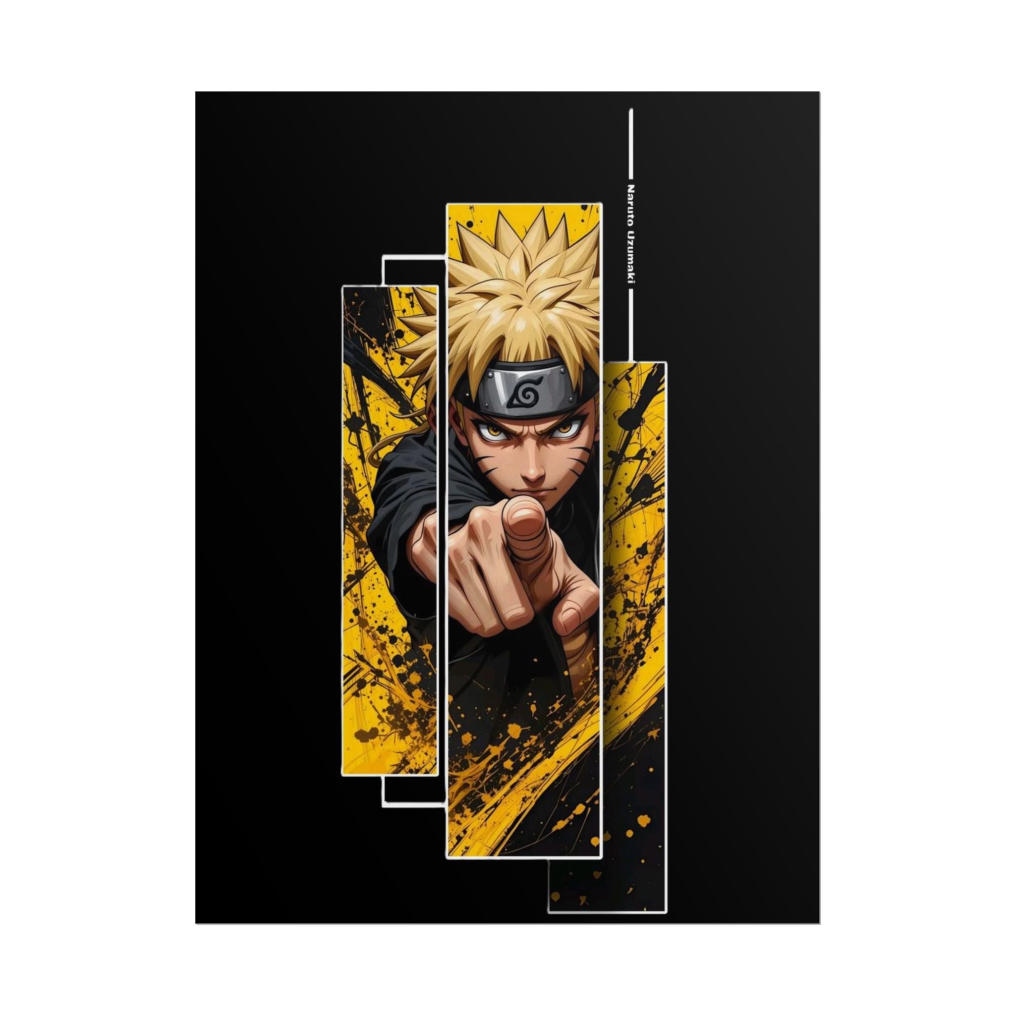 Naruto  Art Poster – Dynamic Anime Wall Print (Rolled Poster)