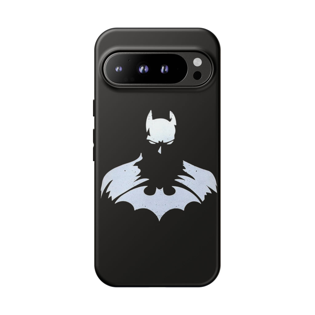 Batman Silhouette Tough Phone Case — Dark Knight Black Protective Cover