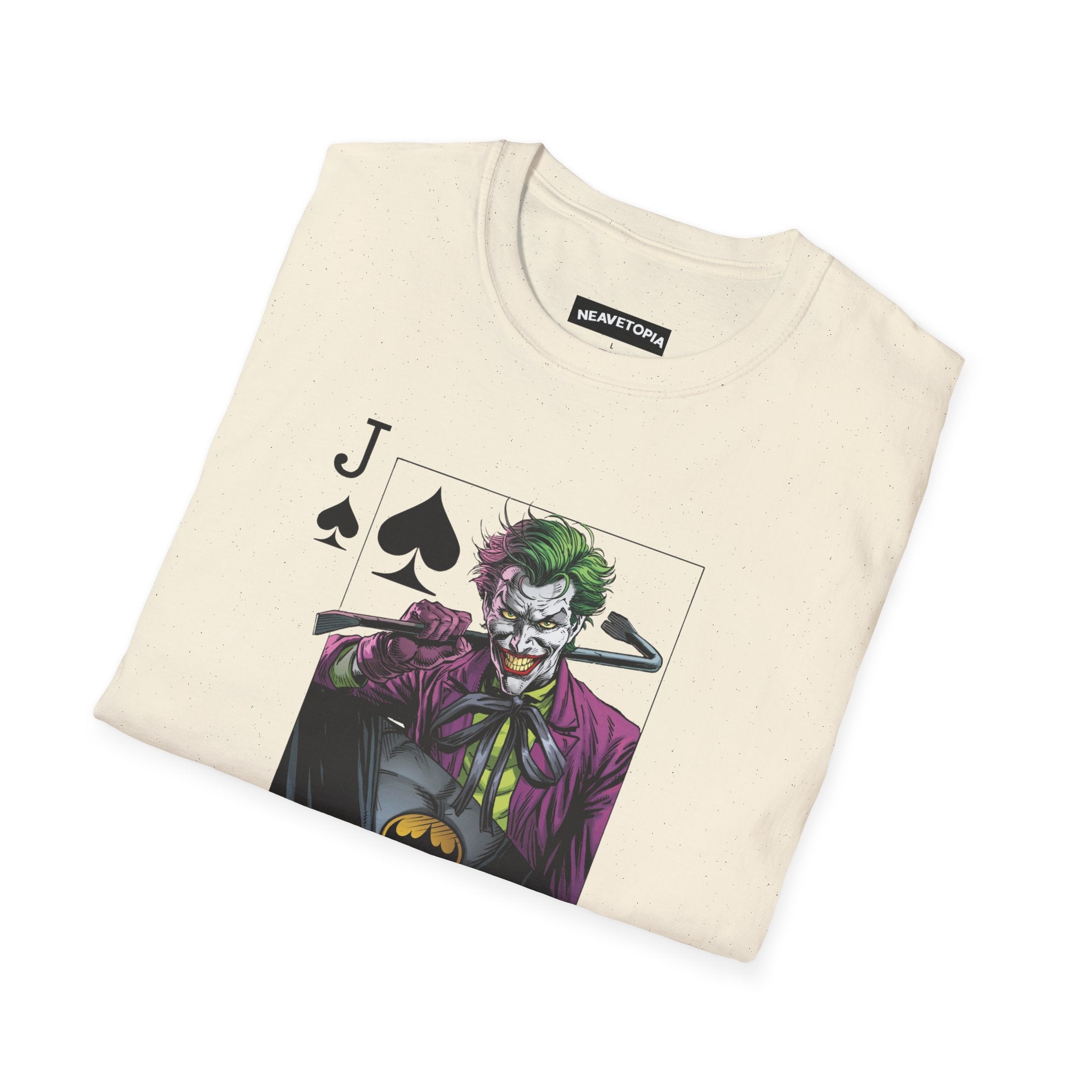 Joker Playing Card T-Shirt — Batman Villain Deck Graphic Tee