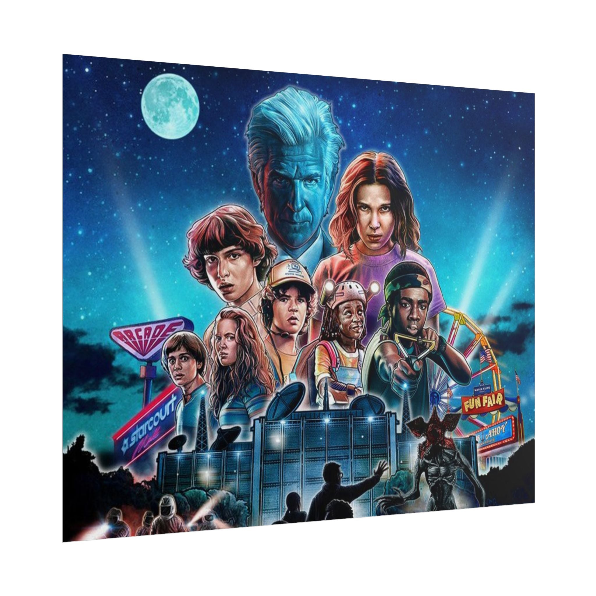 Stranger Things Cast Poster - Stranger Kids