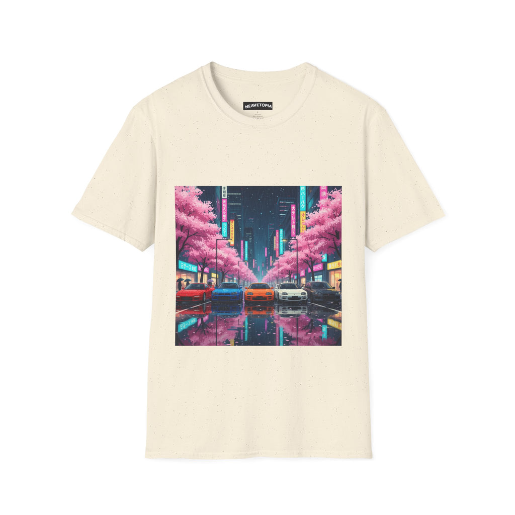 Anime Style Retro Dreamy JDM cars Street Unisex Softstyle T-Shirt