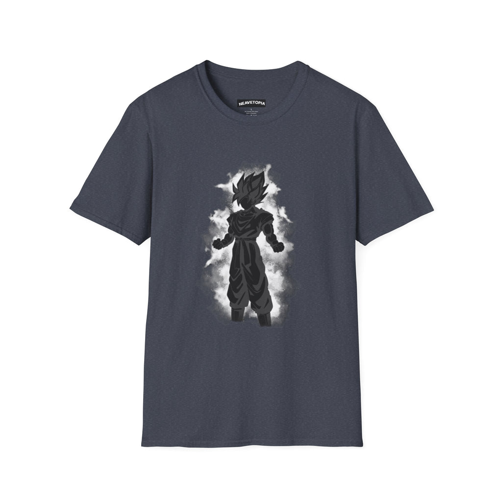 Silhouette Saiyan Power T-Shirt | Anime Aura Dragon Ball Goku