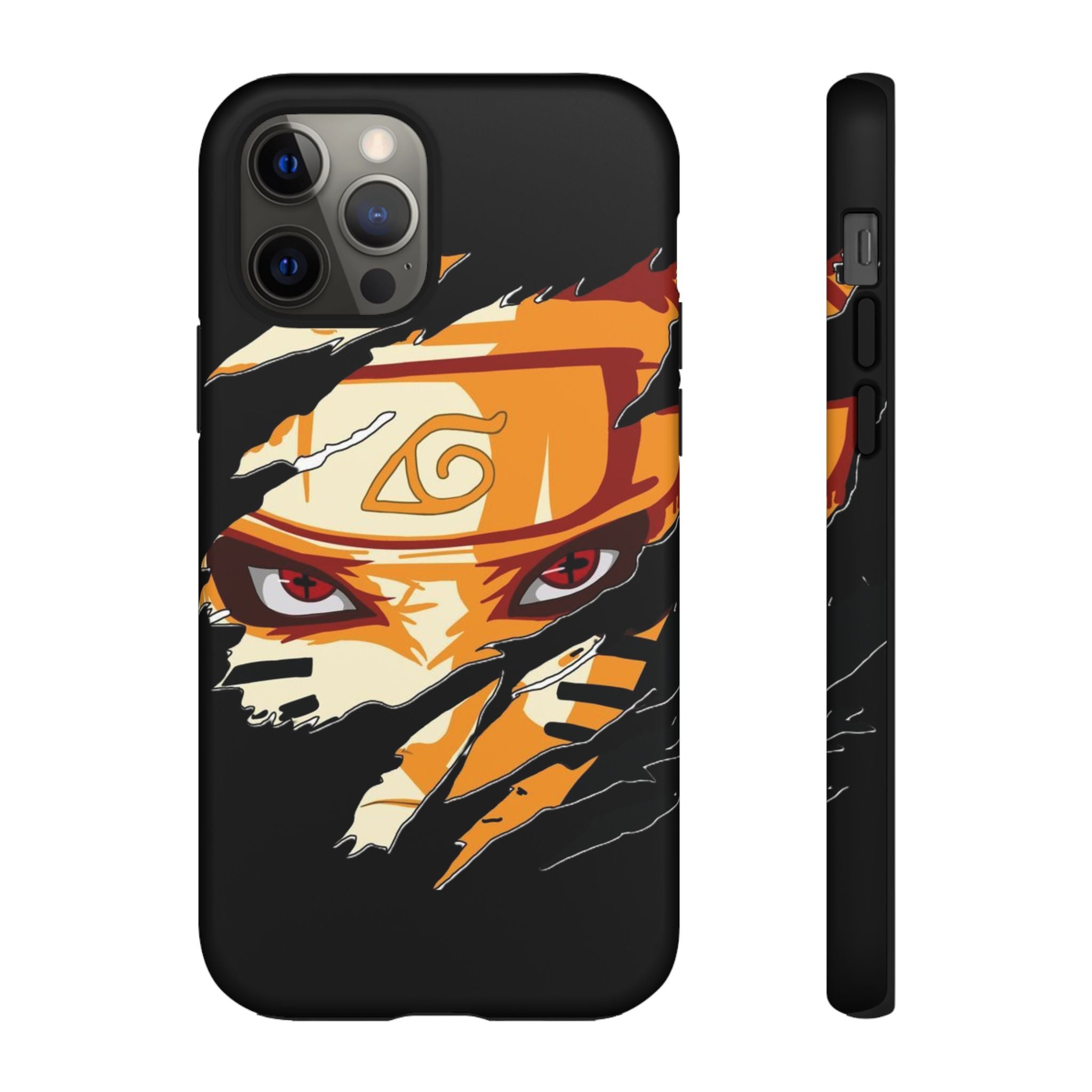 Anime Ninja Phone Case — Intense Shredded Mask Design (Tough Cases)