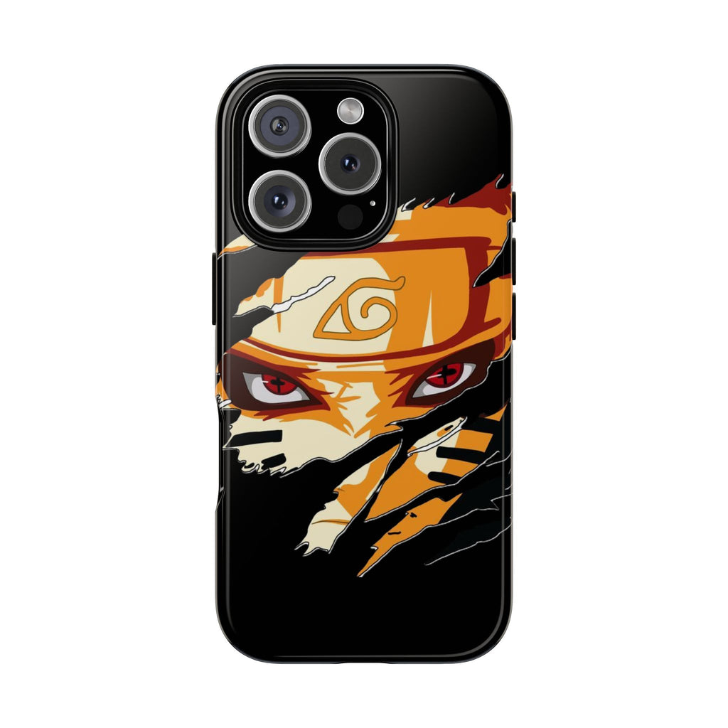 Anime Ninja Phone Case — Intense Shredded Mask Design (Tough Cases)