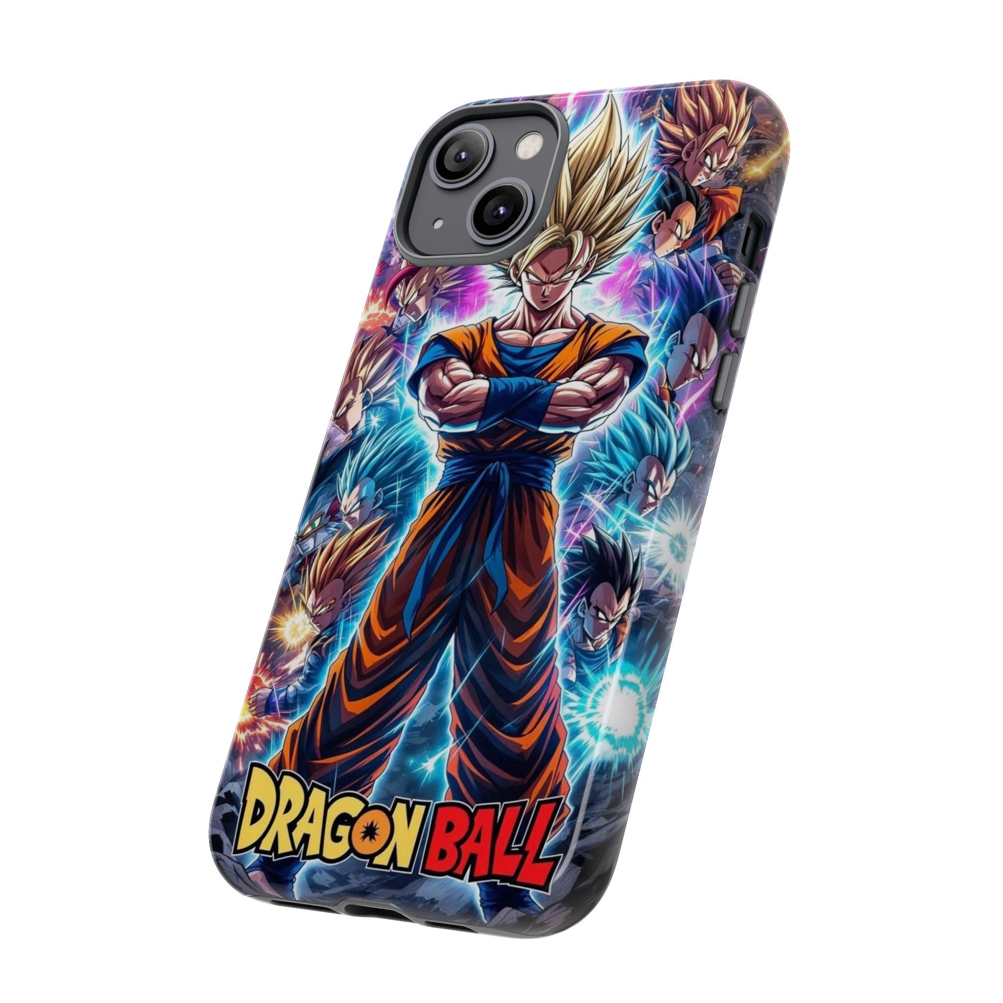 Dragon Ball Super Saiyan Phone Case — Goku Anime Tough Case
