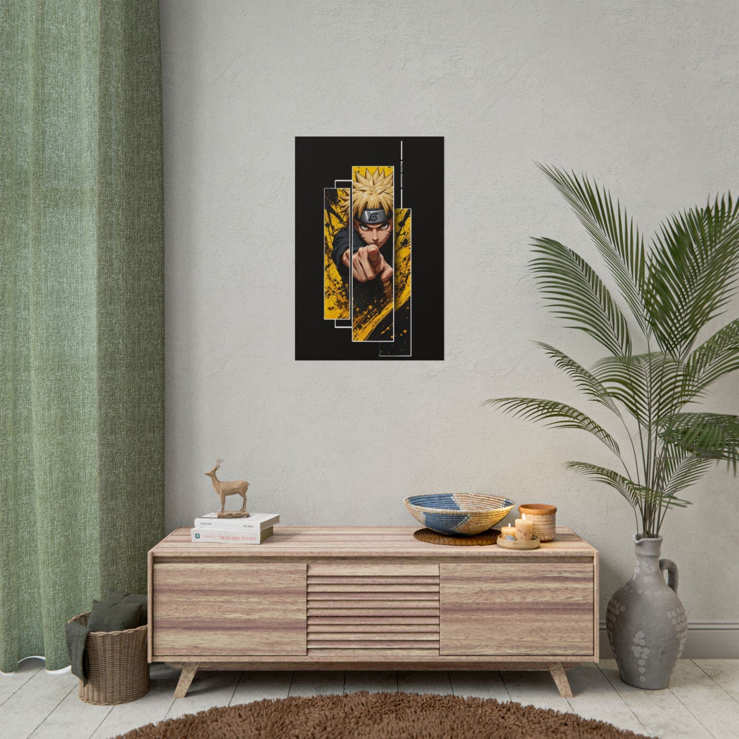 Naruto Art-Poster – Dynamischer Anime-Wanddruck (Gerollter Poster)