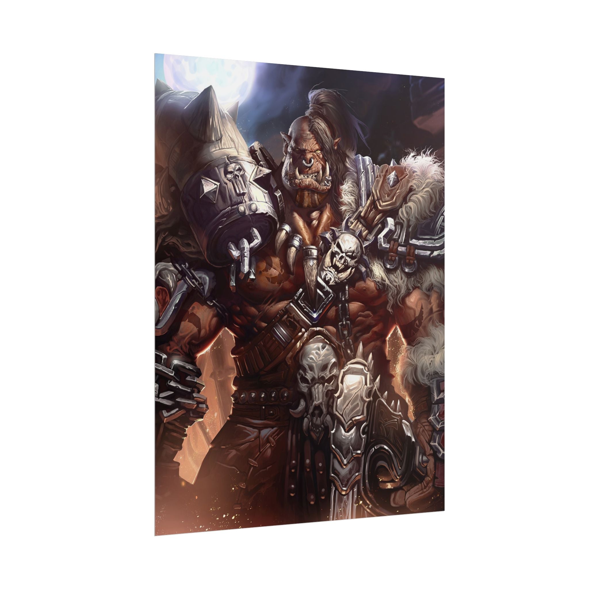Garrosh Hellscream Fantasy Art Print - World of Warcraft