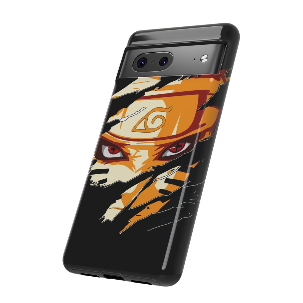 Anime Ninja Phone Case — Intense Shredded Mask Design (Tough Cases)