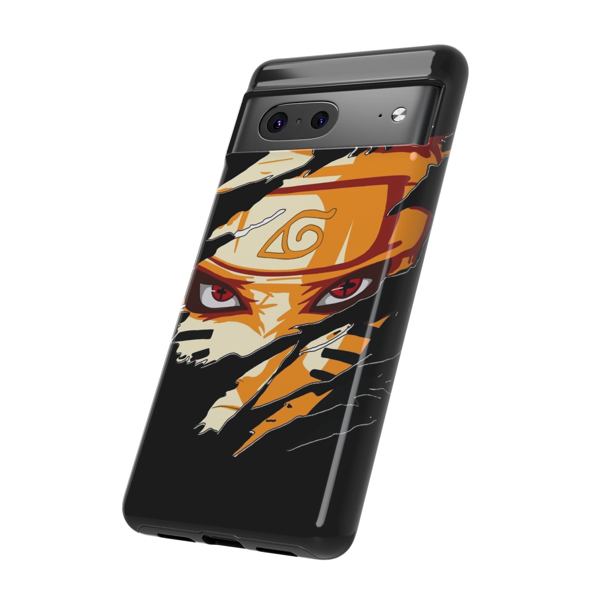 Anime Ninja Phone Case — Intense Shredded Mask Design (Tough Cases)